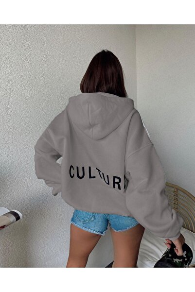 jegass Culture Beyaz Paris Stili Sweatshirt