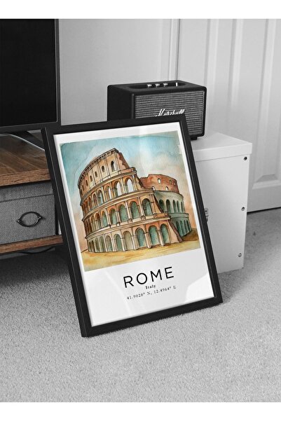 Roma Poster Duvar Tablosu (Çerçeveli / Çerçevesiz)