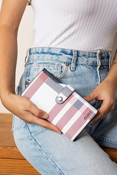 Just Polo KADIN EKOSE CÜZDAN 20 KART BÖLMESİ KAĞIT PARA BÖLMESİ EBAT 10X18 CM...