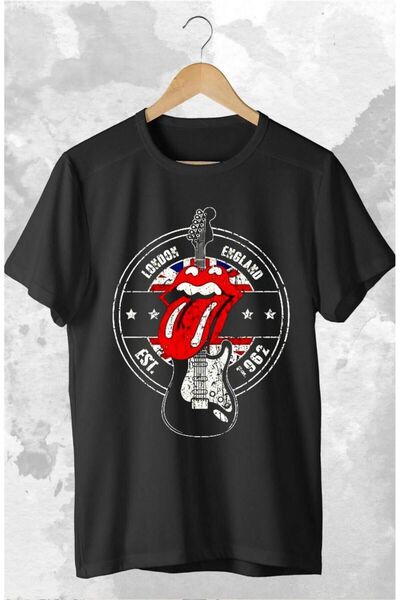 Massgai Унісекс бавовняна футболка з принтом Rolling England, оверсайз, корот...