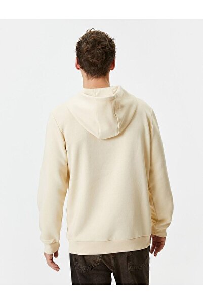 Koton Τυπωμένο σλόγκαν με τσέπη καγκουρό και λεπτομέρεια τοπίου