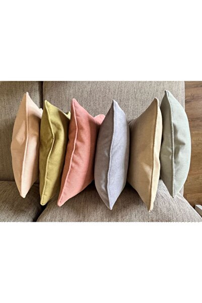 DECO Pastel Color Thin Corduroy - Luxury Elegant Touch Throw Pillow Cover