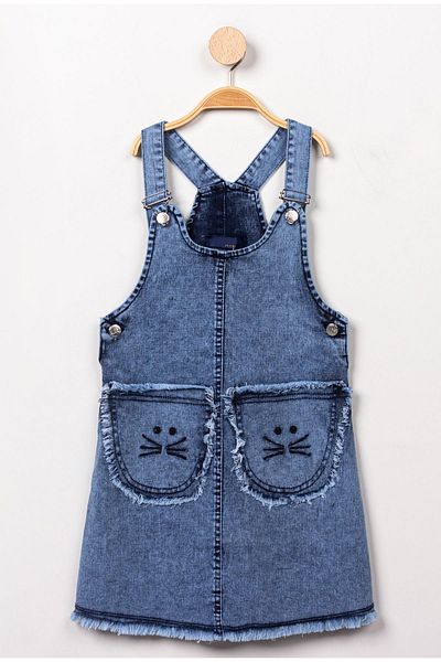 Dijitex Denim Salopet for Girls - Girls Jeans