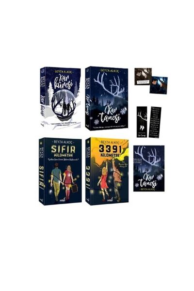 İndigo Kitap Kar Küresi - Kar Tanesi - Sıfır Kilometre + 3391 Km Karton Kapak...