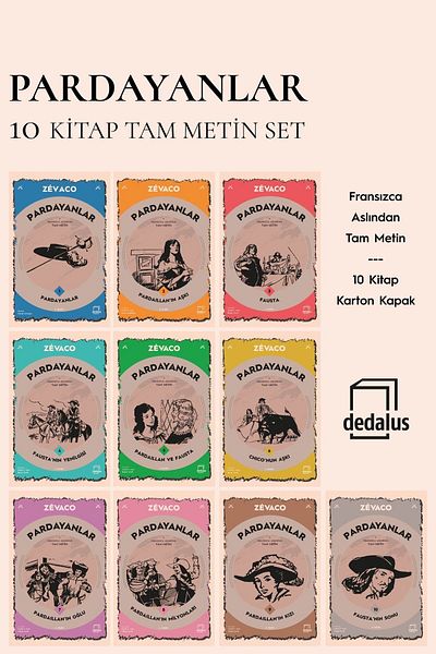 Dedalus Kitap طقم بوردايانز (10 كتب)
