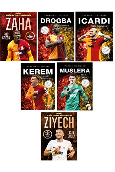Parodi Yayınları Sahanın Yıldızları DROGBA İCARDİ ZAHA (Büyük Poster Stcker F...