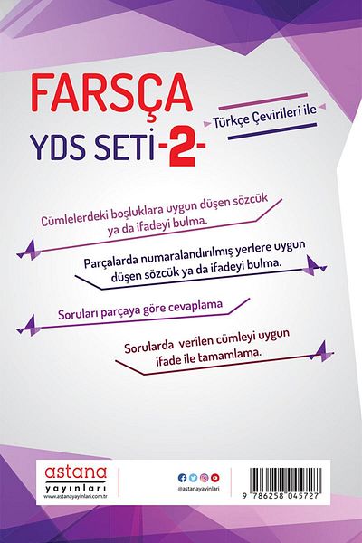 Astana Yayınları Persian Yds Set 2