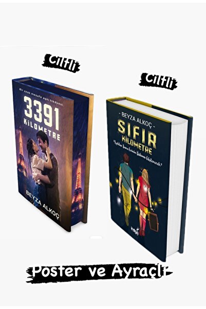 İndigo Kitap 3391 ve Sıfır Kilometre Set ( CİLTLİ ) Poster Ve Ayraçlı