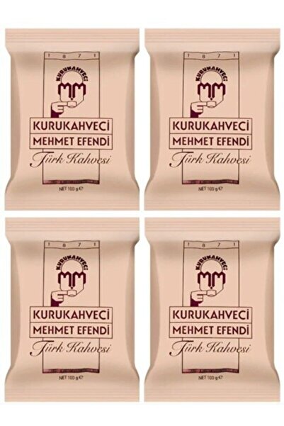 Mehmet Efendi Kurukahveci Turkish Coffee 100g X 4pcs