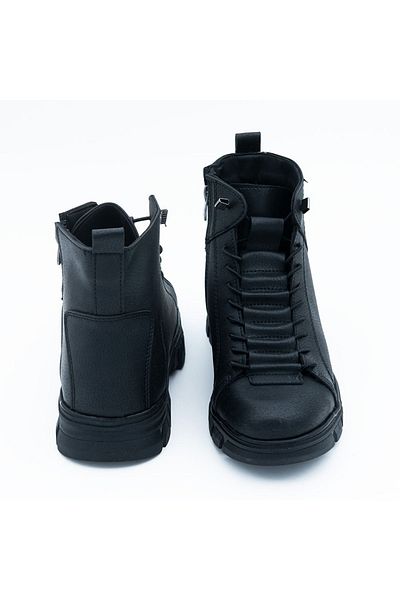 Elevold Ανδρικές μπότες - Ύψος +7 cm, κρυφό τακούνι, λεπτομέρεια ελαστικών κορδέλας και φερμουάρ