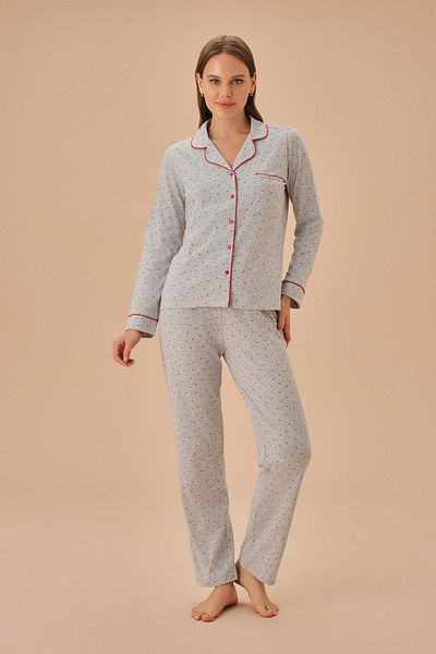 SUWEN Masculine Carousel Pajama Set