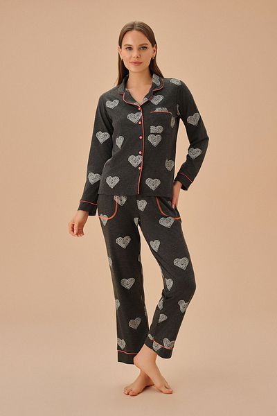 SUWEN Masculine Bubble Pajama Set