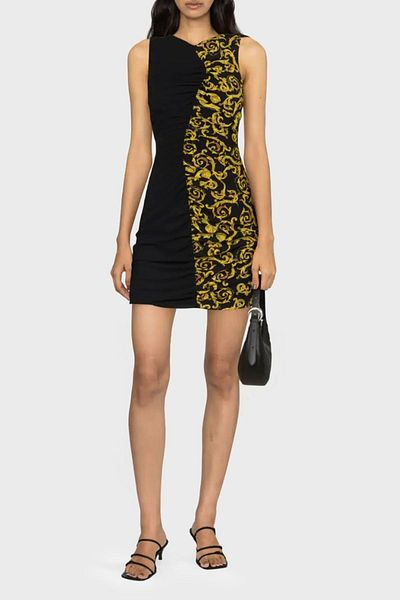 VERSACE JEANS COUTURE فستان قصير بتصميم ضيق بدون ظهر