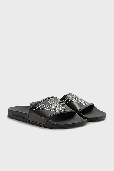 Emporio Armani Logo Slippers Ανδρικές παντόφλες S Xvps01 Xn129 00002