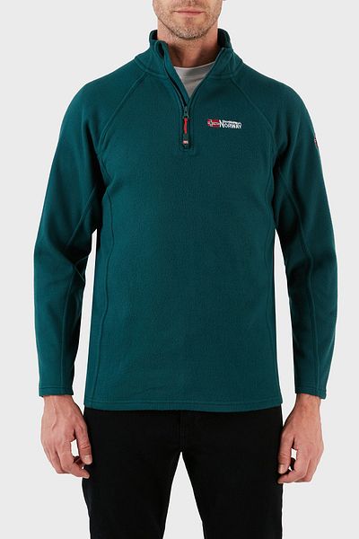 Norway Geographical Μαλακή υφή γιακάς με μισό φερμουάρ Outdoor Fleece Ανδρικό POLAR