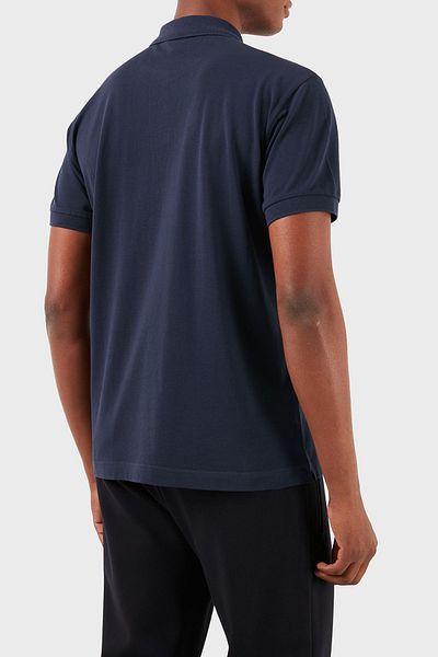 EA7 Cotton Regular Fit Polo Neck T Shirt Men's Polo Neck T Shirt 3dpf02 Pj5az 1554