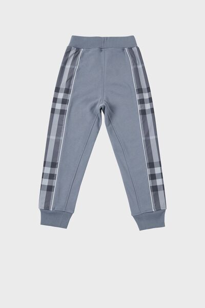 BURBERRY Pamuklu Çocuk Jogger Pantolon PANTOLON 8047433 SHALE BLUE