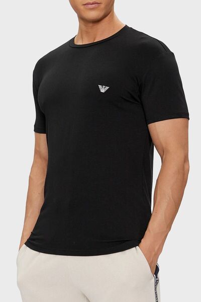 Emporio Armani Stretch Cotton Slim Fit Crew Neck t Shirt Men's t Shirt 111971...
