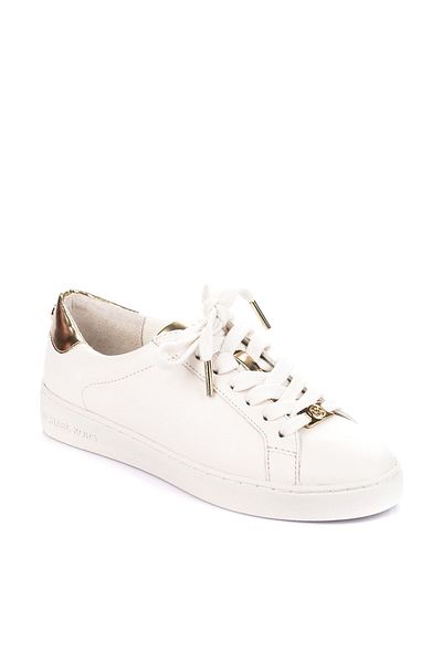 Michael Kors Women's White-Gold Sneakers 43S5IRFS2L