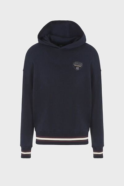 Armani Exchange Logo Cotton Hooded Regular Fit Sweat Men's SWEAT 6RZMJF ZJDPZ 1510