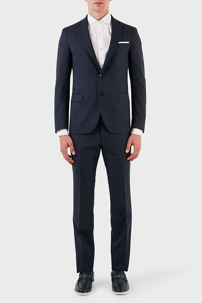 MANUEL RITZ Wool and Cotton Blend Winter Suit Men's SUIT ZOX2011A737161111C88