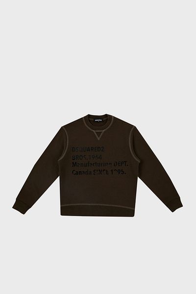 DSquared2 Βαμβακερός γιακάς ποδηλάτου Παιδικός ιδρώτας DQ0209 - D002Y SWEAT DQ0209