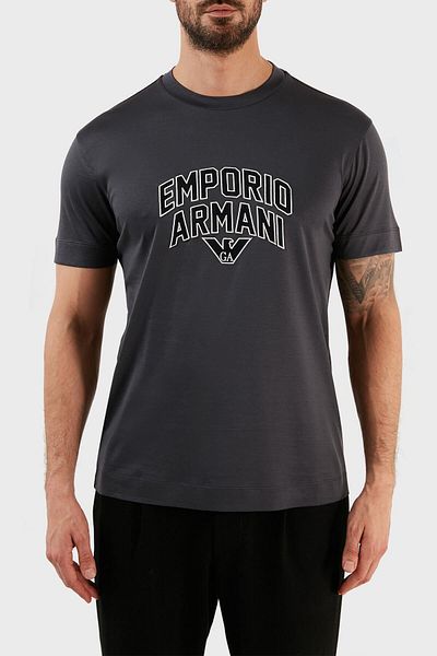 Emporio Armani Tricou cu logo Crew Neck Bumbac Regular Fit Tricou bărbați 3r1tbf 1juvz 0931