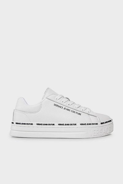 Versace jeans shoes white on sale