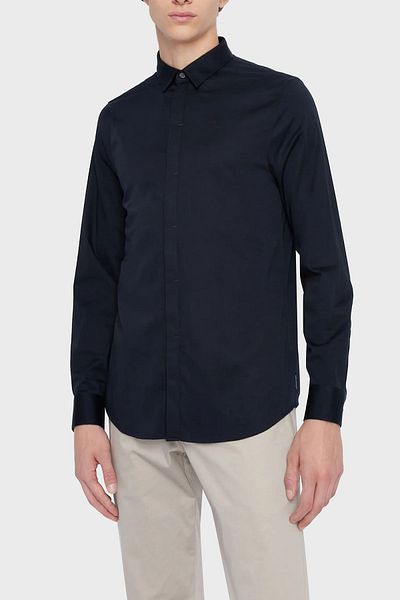 Armani Exchange Ανδρικό πουκάμισο από Stretch Cotton Slim Fit Ανδρικό πουκάμισο 8NZCBD ZN10Z 1510