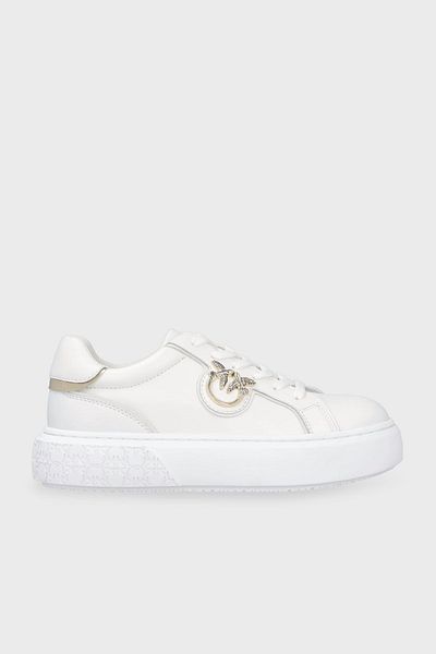 PİNKO حذاء رياضي من الجلد الطبيعي من Pinko SHOES SS0003 P014 ZIA