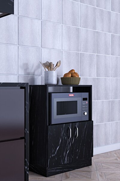 moka park avm Makro Çok Amaçlı Mikro Dalga Fırın Dolabı Siyah