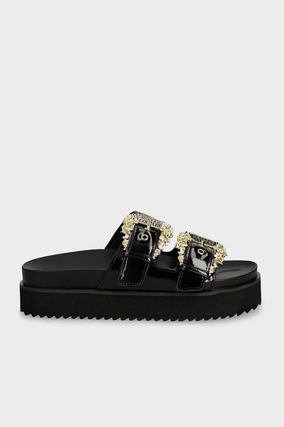 VERSACE JEANS COUTURE Black Sandals and Slippers Styles Prices Trendyol