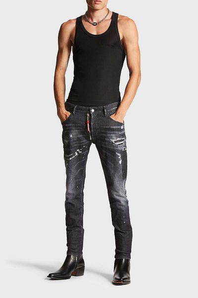 DSquared2 Men's Slim Fit Logo Stretch Cotton Jeans - S74Lb1451 S30357 900