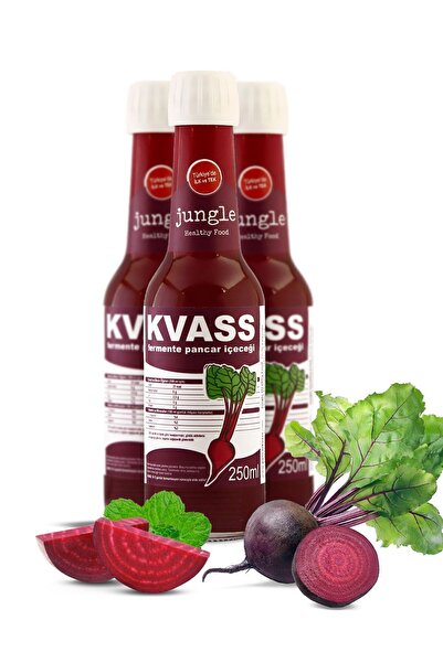 Jungle Healthy Food Sade Pancar Kvass - 3 Adet X 250 Ml.
