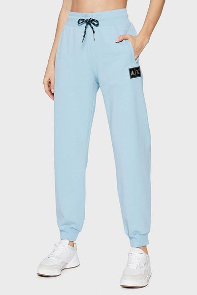 Armani Exchange Cu logo Pantaloni din bumbac cu talie Pantaloni pentru femei 3lyp75 Yj6uz 15bl