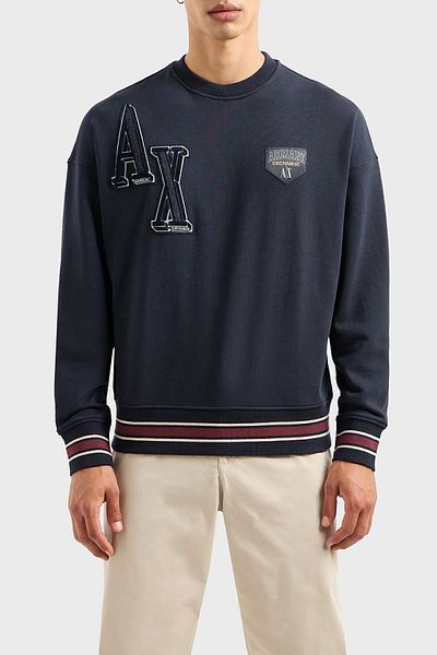 Armani Exchange Cotton Regular Fit Crew Neck Sweat Men's SWEAT 6RZMJE ZJDPZ 1510