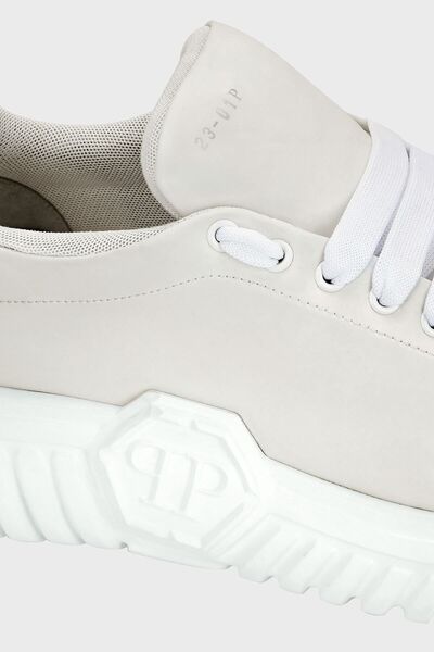PHILIPP PLEIN Logolu Kalın Tabanlı Sneaker Ayakkabı Erkek Ayakkabı Sacs Usc0413 Ple008n 01