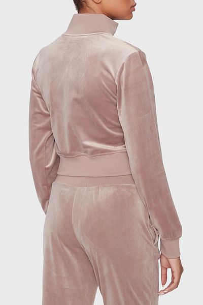Guess Couture Regular Fit Stand Collar Velvet Sweat SWEAT V3BQ22KBXI2 G1FT