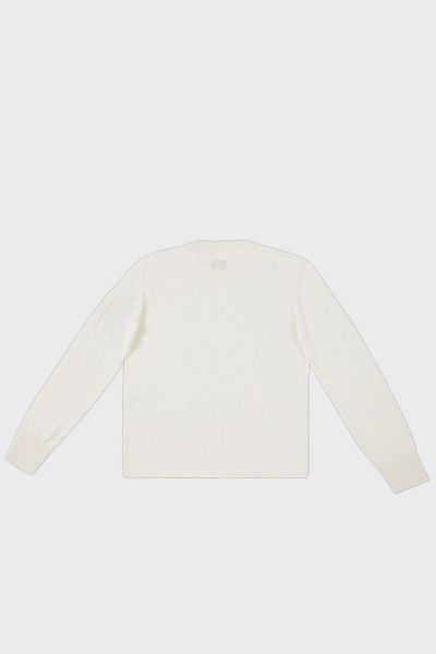 C.P. COMPANY Детски памучен пуловер с кръгло деколте - SWEAT 10CKKN036 004037A 103