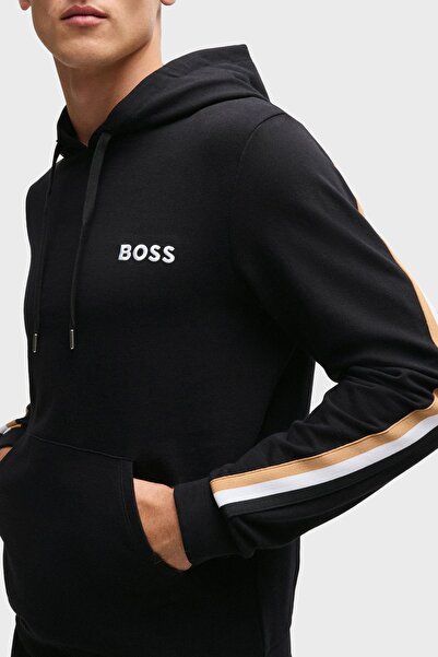 BOSS Pamuklu Regular Fit Kapüşonlu Sweat Erkek SWEAT 50521884 001