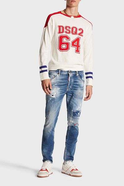 DSquared2 Men'sSkinnyFit Stretch CottonJeans- S74lb1456 S30663 470