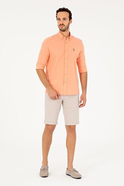 U.S. Polo Assn. U.S. Polo Men's Slim Fit Bermuda - Cotton G081SZ0311827649