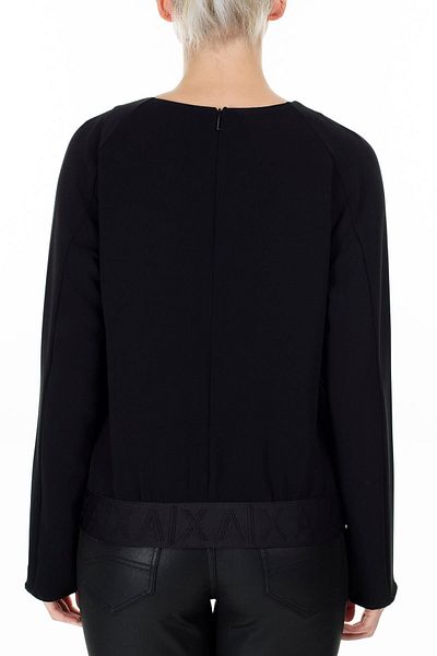 Armani Exchange Γυναικεία Μαύρη Μπλούζα 6GYH17 YND9Z 1200
