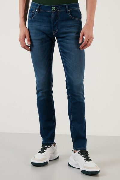 Exxe Мъжки дънки Slim Fit с нормална талия, памучни, 629j018002