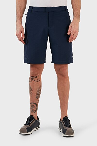 EA7 Regular Fit Cepli Kargo Bermuda Erkek Bermuda 3rps01 Pnbwz 1554