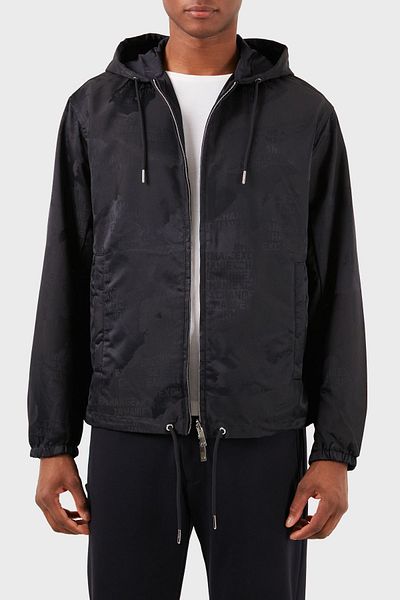 Armani Exchange Double Sided Regular Fit Hooded Coat Men's COAT 3DZBL5 ZN3HZ 55JP