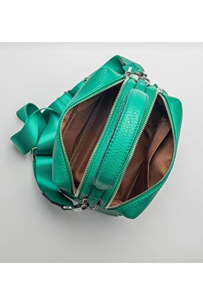 Jacquline Women's New Season Vegan Leather Adjustable Strap Crossbody Messenger Bag