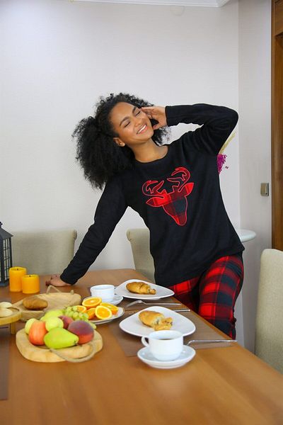 Akbeniz Set de pijamale pentru femei Welsoft Polar 8509