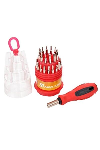 Kendo 31 Parça Elektronikçi Tornavida Takımı Yıldız Düz Alyan Cep Telefonu Tamir Seti Profesyonel Saatçi