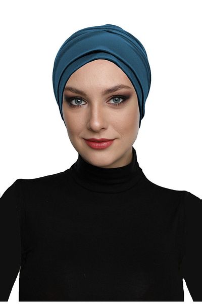 fidan bone Εξωτερικό και καπό πισίνας Hijab τουρμπάνι με επένδυση διπλής στρώσης